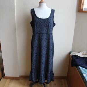 Fresh Produce Long Sleeveless Tank Dress 100% cotton XL